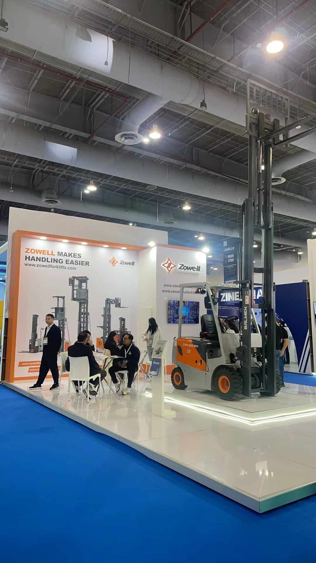 Zowell Forklift conclude con successo l'evento 